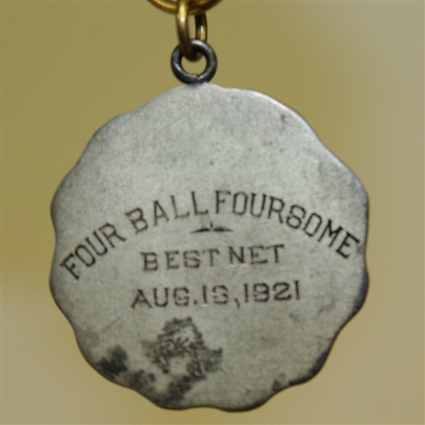 1921 Crow Point Golf Club Best Net Four Ball Foursome Medal with Ribbon