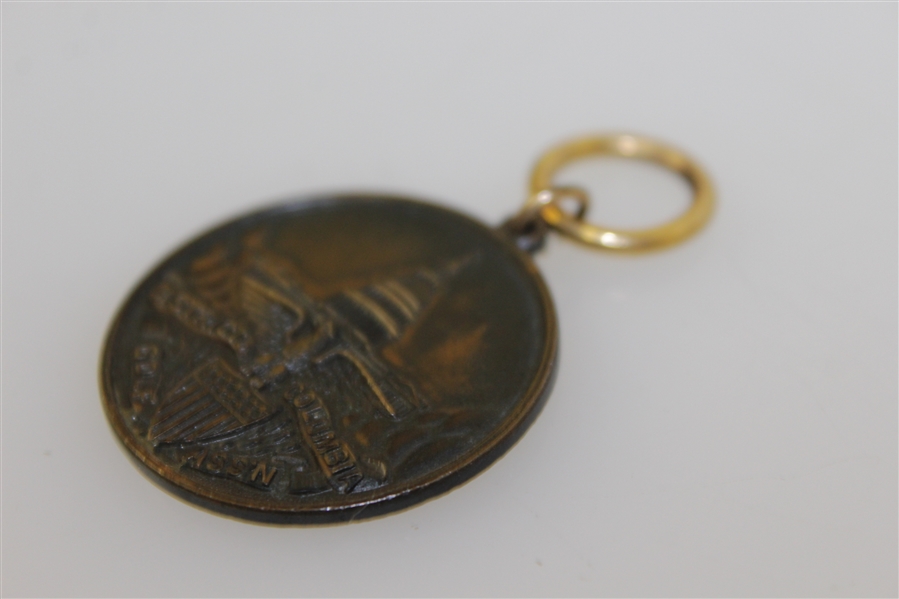 1927 District of Columbia Golf Championship Third Place Medal Won by M.R. Page Hufty