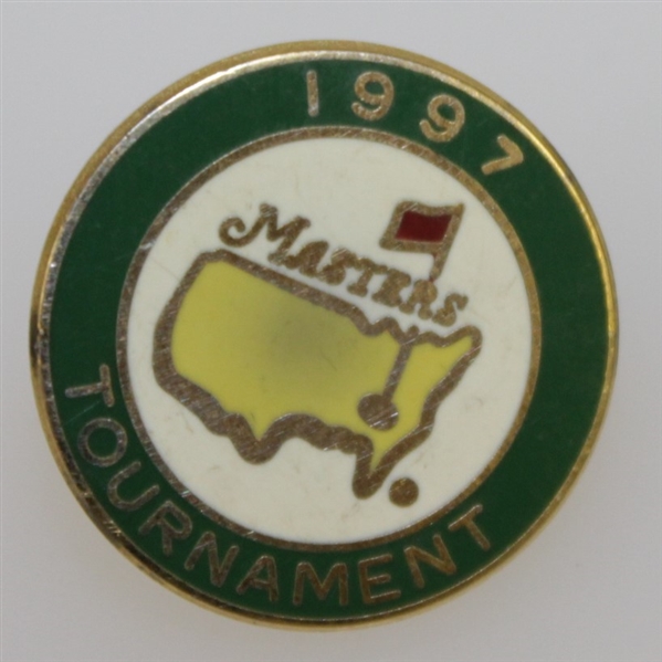 1997 Masters Tournament Ball Mark and Hanging Medal