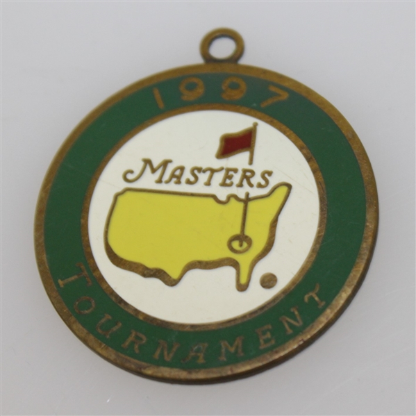 1997 Masters Tournament Ball Mark and Hanging Medal