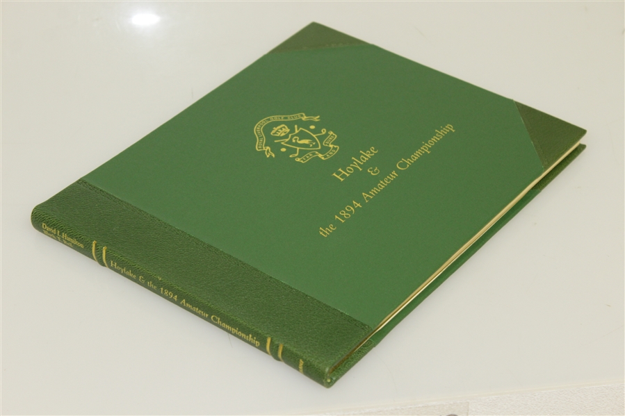 'Hoylake & the Amateur Championship' Ltd. Subscriber 1st. Edition 2001 Book Signed by Authors and Captain