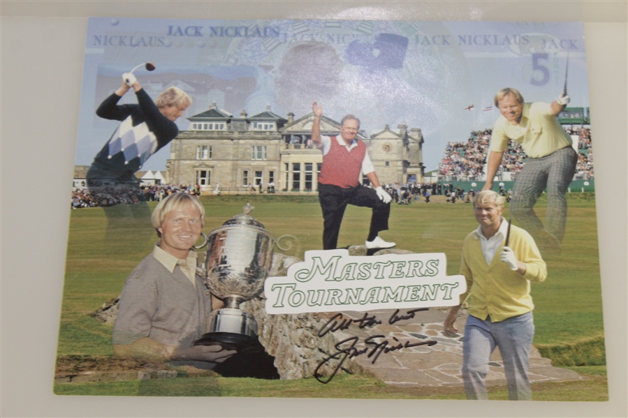Arnold Palmer & Jack Nicklaus Signed 8x10 Photos JSA ALOA