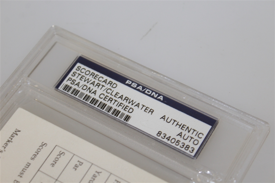 Payne Stewart Signed 1994 Buick Invitational Used Scorecard PSA/DNA #83405383