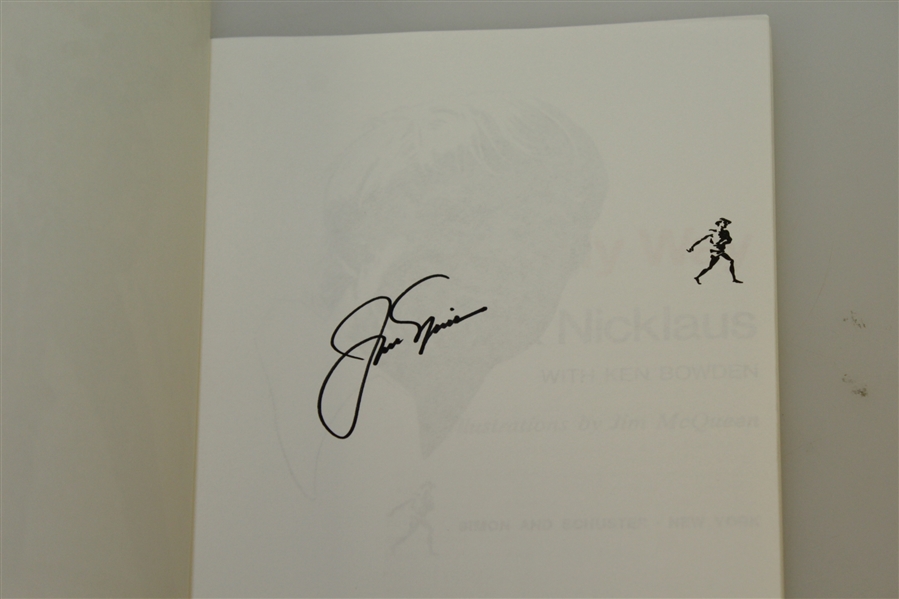 Jack Nicklaus Signed 'Golf My Way Book' with Ken Bowden JSA ALOA