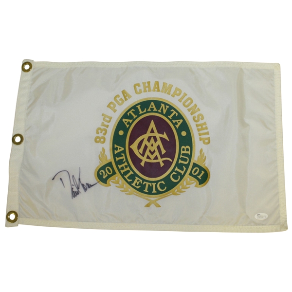 David Toms Signed 2001 PGA Championship at Atlanta Athletic Club JSA #N37141