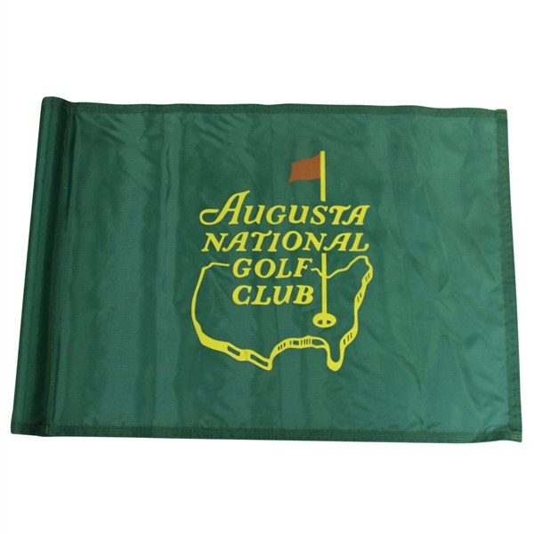 Augusta National Golf Club Green Course Used Flag - Seldom Seen