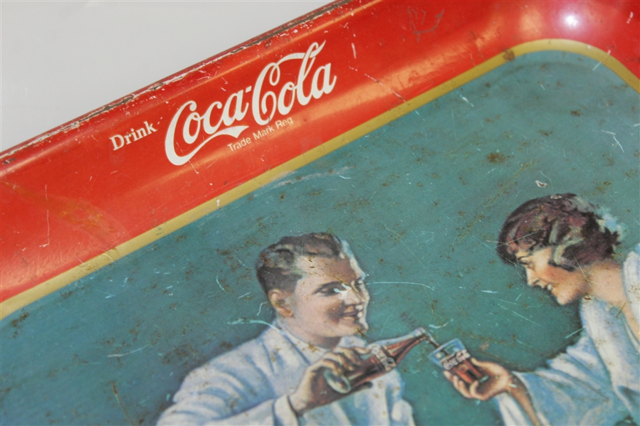 1960's Coca-Cola 'Delicious and Refreshing' 1926 Replica Tin Drink Tray