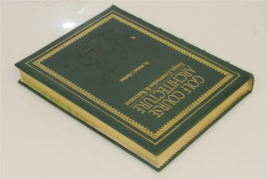 'Golf Course Architecture: Design, Construction & Restoration' 1st Ed. Book by Dr. Michael J. Hurdzan