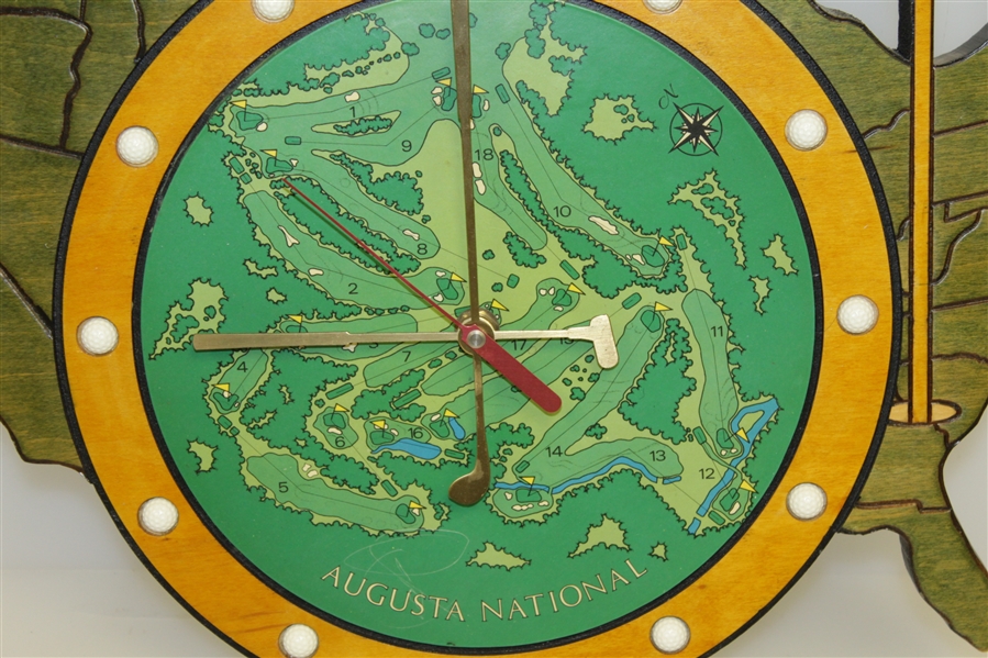 Augusta National Golf Club Trig-O-Lock Wall Clock