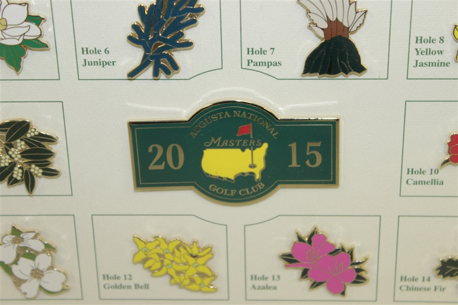 2015 Masters Tournament Beautification Ltd Ed Pin Set #116/250 in Original Box