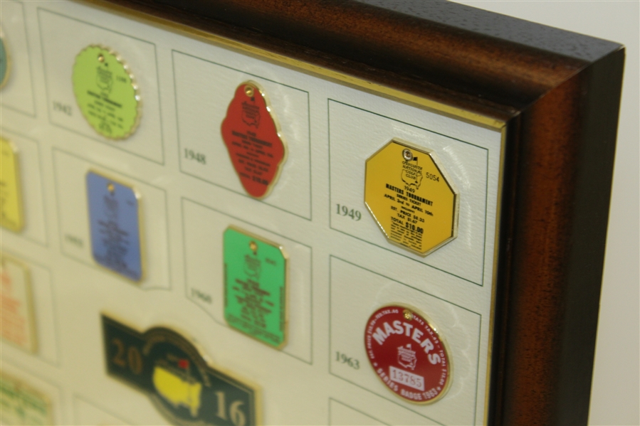 2016 Masters Tournament Iconic Badges Ltd Ed Pin Set #112/250 in Original Box