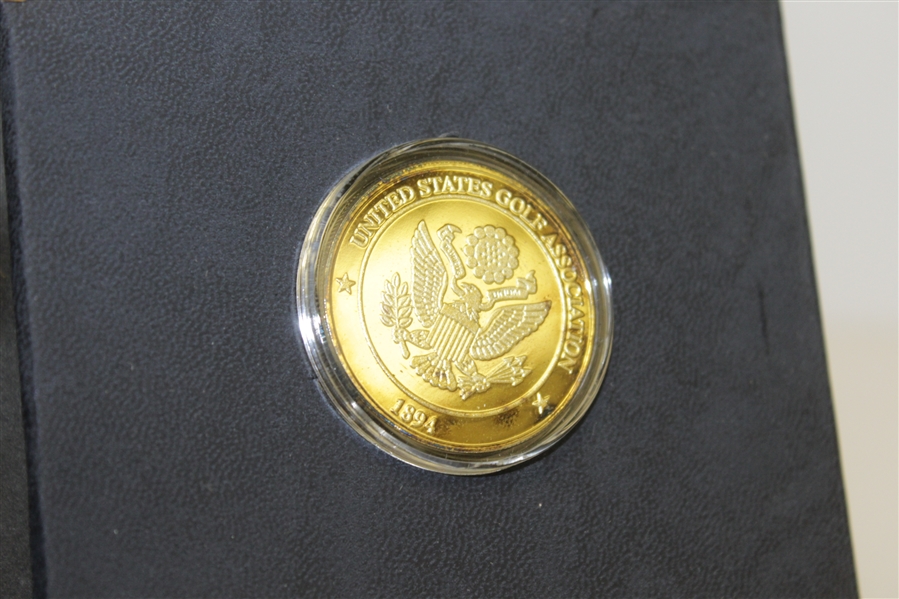 100th US Open Commemorative Silver Coin - Pebble Beach 2000 - In Original Display Case