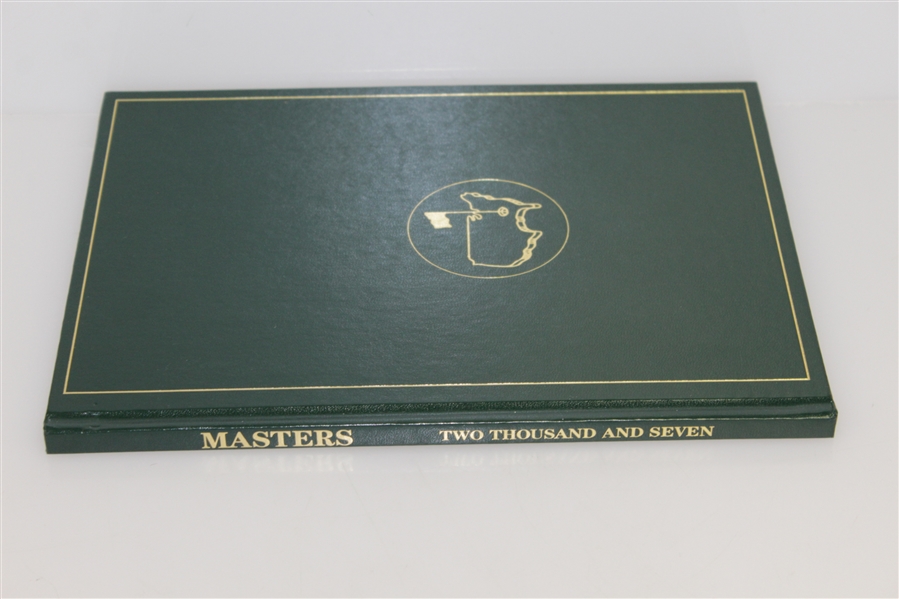 2007 Masters Tournament Annual Book - Zach Johnson Winner