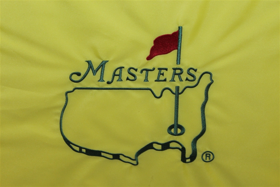 Masters Tournament Embroidered Undated Flag - Framed