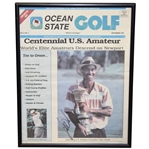Tiger Woods Signed 1995 Ocean State Golf Magazine Cover - September - Framed JSA ALOA