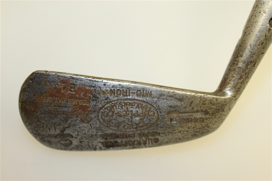 Guaranteed Hand Forged Accurate Cupples Co. PRO St. Louis, MO Mid Iron - Lightened Hosel - LEFTY