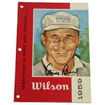 Arnold Palmer (Endorser) Signed 1959 Wilson Catalog Cover - Full Booklet JSA #Q49261