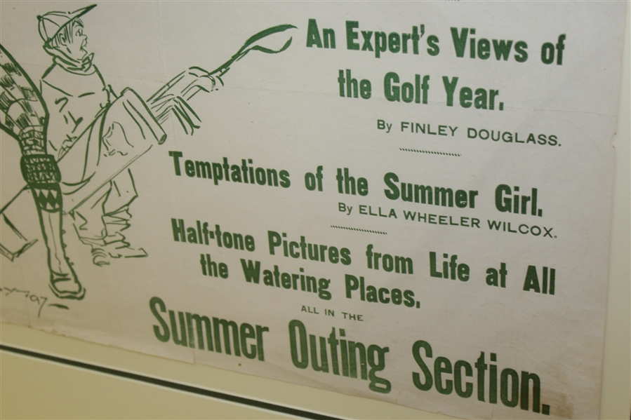 New York Sunday Journal Summer Outing Section Advertising Poster