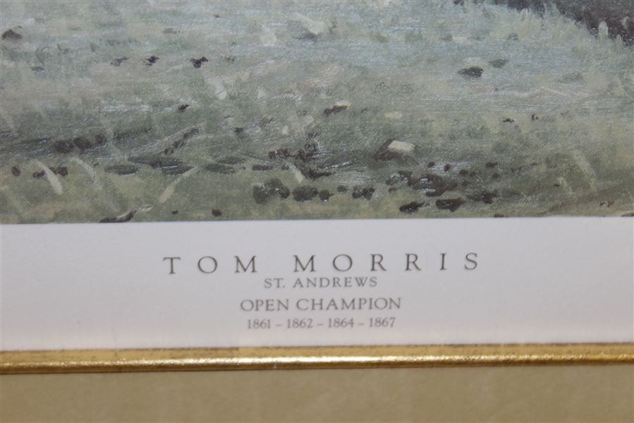 Old Tom Morris Lithograph - Signed by Artist Arthur Weaver
