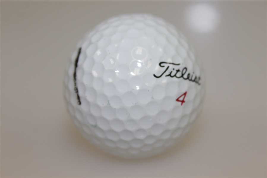 Tiger Woods Used Personal Titleist Ball
