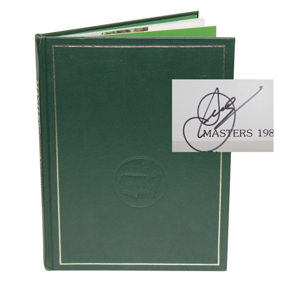 1980 Masters Tournament Annual Book - Signed By Winner Seve Ballesteros JSA ALOA