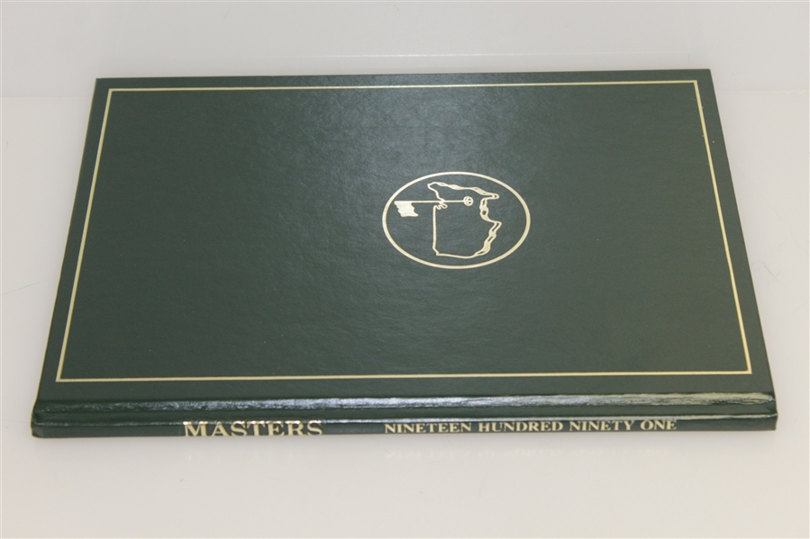 1991 Masters Tournament Annual Book - Signed By Winner Ian Woosnam JSA ALOA
