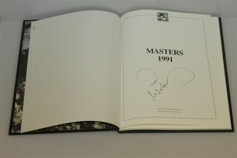 1991 Masters Tournament Annual Book - Signed By Winner Ian Woosnam JSA ALOA