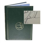 Tiger Woods Signed 1997 Masters Tournament Annual Book JSA ALOA