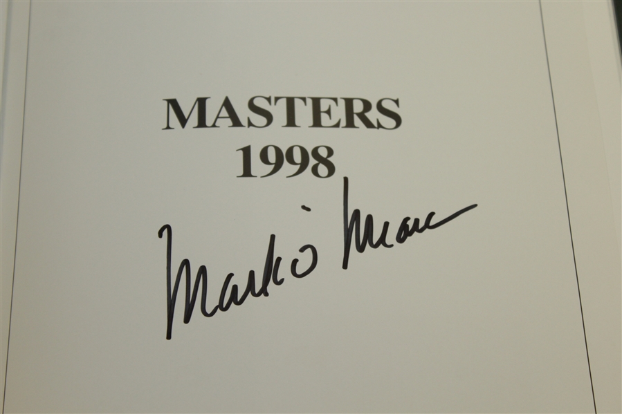 1998 Masters Tournament Annual Book - Signed By Winner Mark O' Meara JSA ALOA