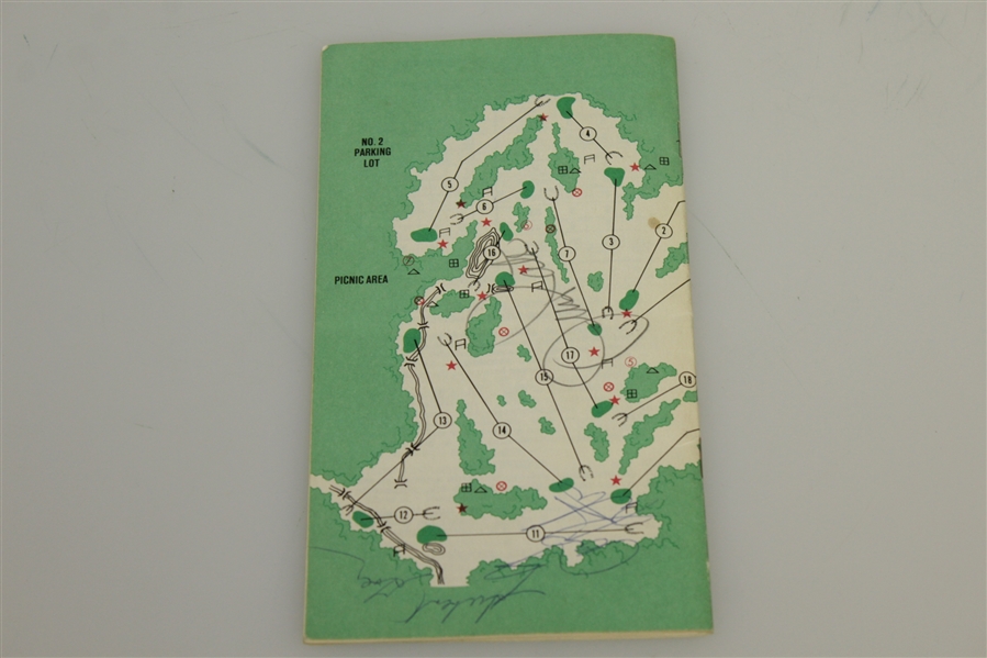 1979 Masters Tournament Spectator Guide Signed By Palmer, Nicklaus & Others JSA ALOA