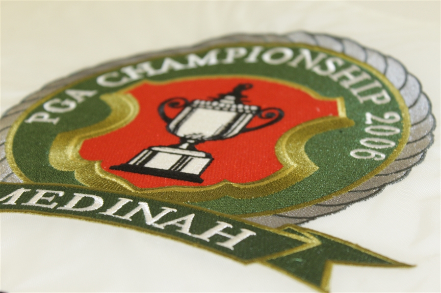 2006 PGA Championship at Medinah Embroidered Flag - Woods Victory