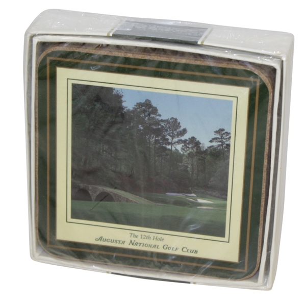 Augusta National Golf Club Coaster Full Set Depicting Famed Holes - Sealed