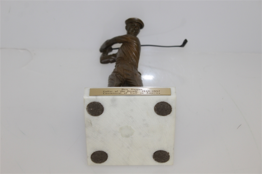 Ben Hogan Bronze Statue Mid-Swing - Golfer of the Decade 1948 to 1957