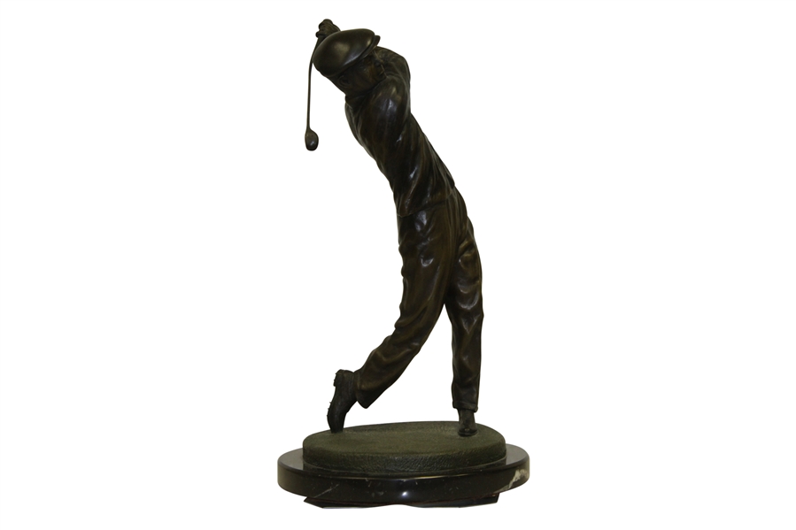 Ben Hogan Ltd Ed Bronze Colonial Country Club Sculpture #153 of 200 w/ Note of Appreciation & Authenticity