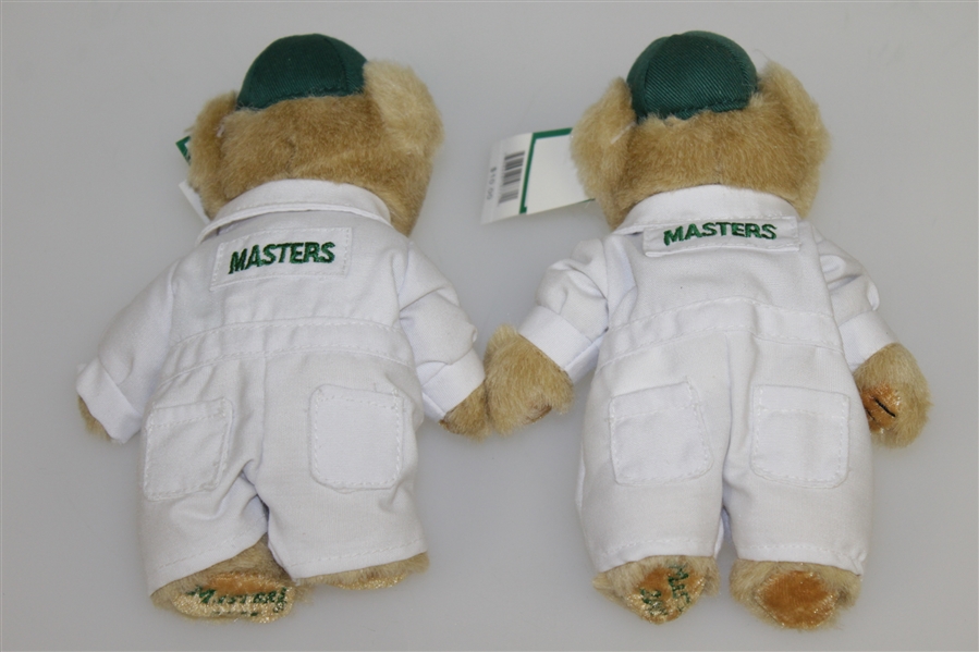 Masters Bears from 2003 & 2004 - Grouping of Four w/ Tags