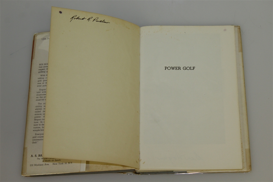 Ben Hogan Signed 1948 'Power Golf' JSA ALOA