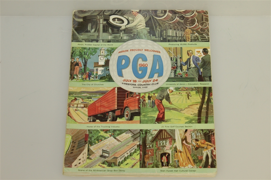 PGA Championship Programs - 1960, 1961 & 1962 - Hebert, Barber & Player Victories