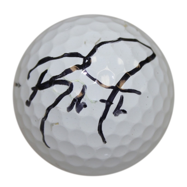 Rickie Fowler Signed Personal Titleist Golf Ball JSA ALOA