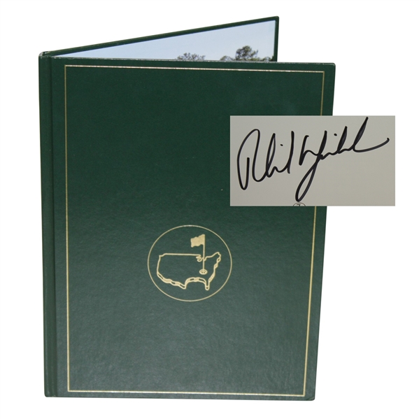 Phil Mickelson Signed 2006 Masters Tournament Annual Book JSA ALOA