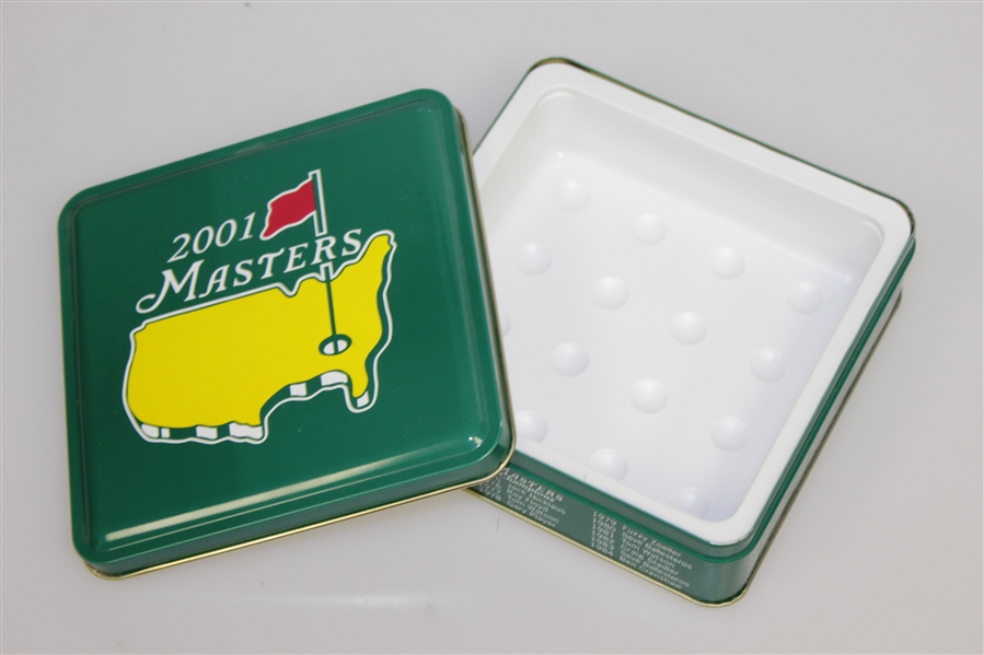 2001 Masters Tournament Tin - Excellent Condition