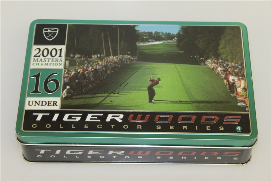 Tiger Woods Nike 'Tiger Slam' Balls in Tin Collector's Boxes - Set of 4
