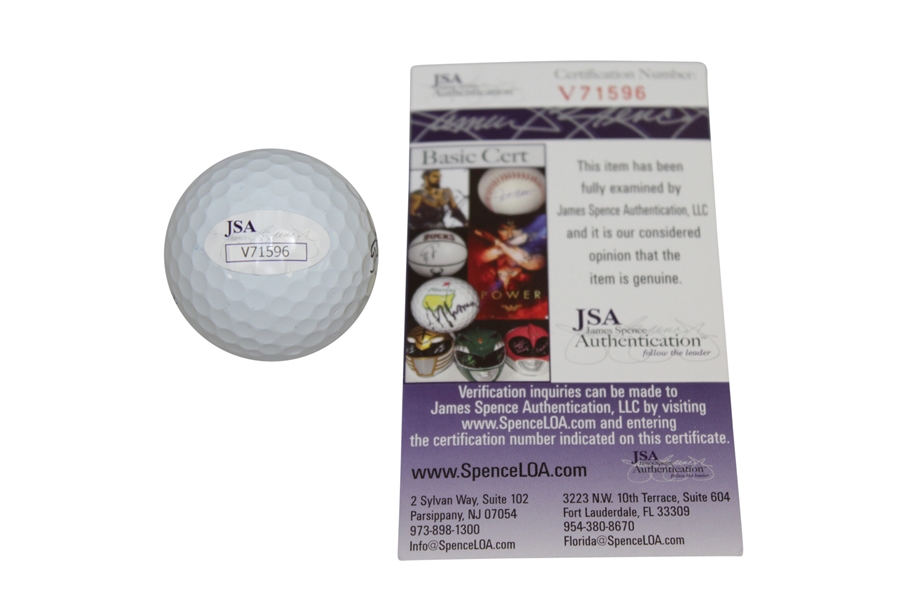 Bryson DeChambeau Signed Titleist Golf Ball - JSA #V71594