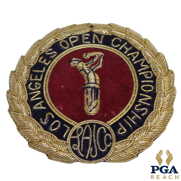Los Angeles Open Championship Blazer Crest/Badge - Gold & Silver Bullion