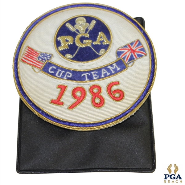 1986 PGA Cup Contestant Bullion Blazer Crest/Badge