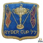 1977 Ryder Cup at Royal Lytham & St Annes GC Contestant Bullion Blazer Crest/Badge