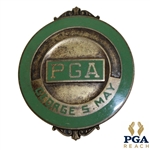 George S. Mays PGA Badge/Credentials - Golfs Broadcasting Pioneer & Tam OShanter Club Owner