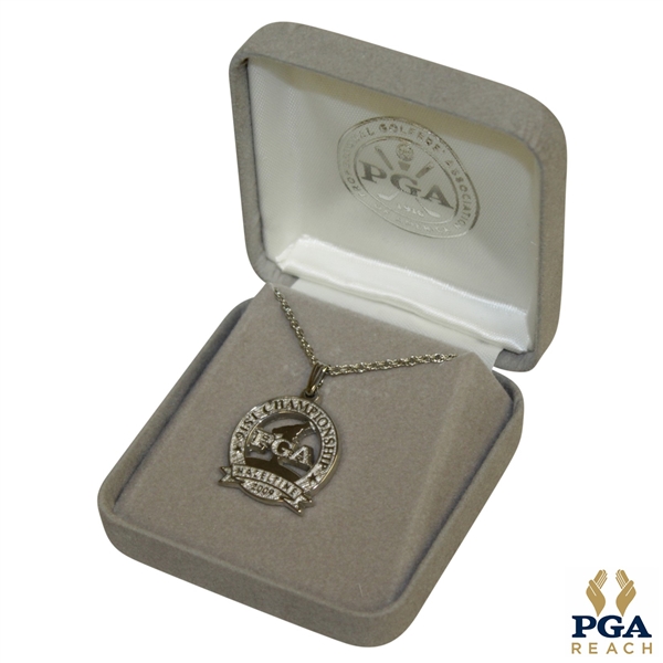 2009 PGA Championship at Hazeltine National Stamped Necklace- In Original Box