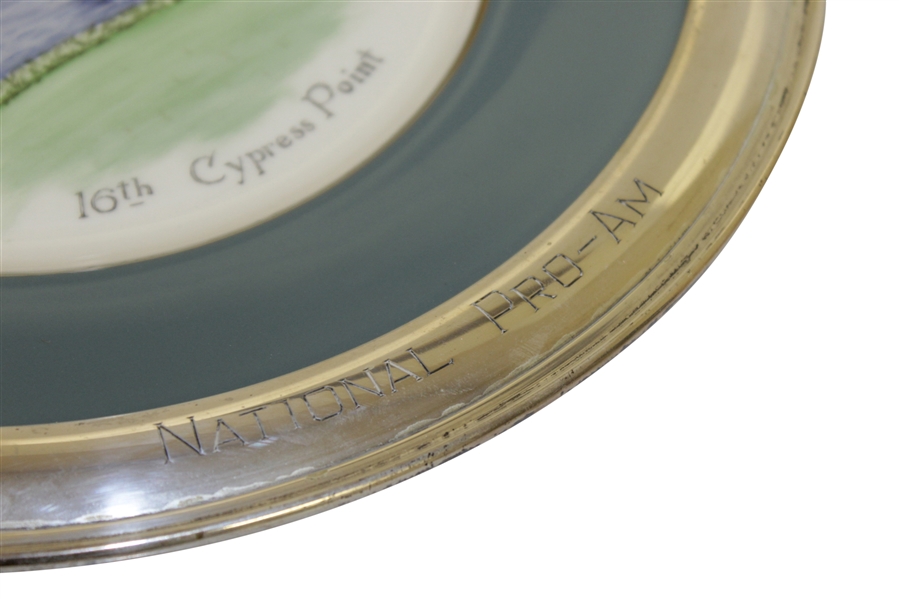 Bing Crosby Pro-Am Pebble Beach 16th at Cypress Point Plate - Engraved & Gifted to Maurie