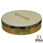 Padraig Harringtons 2009 PGA Champions Dinner Gift - Vignoles Bodhrans Drum with Drumstick - Made in Ireland