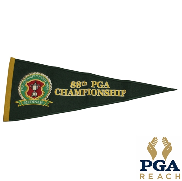 2006 PGA Championship at Medinah Wool Pennant - Tiger Woods Win 